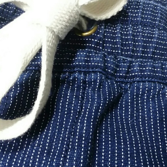 NWT J.Crew DENIM Striped Stadium Pants/ Jeans - Picture 2 of 8